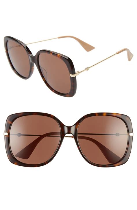 gucci sunglasses 57mm square frame|gucci sunglasses next day delivery.